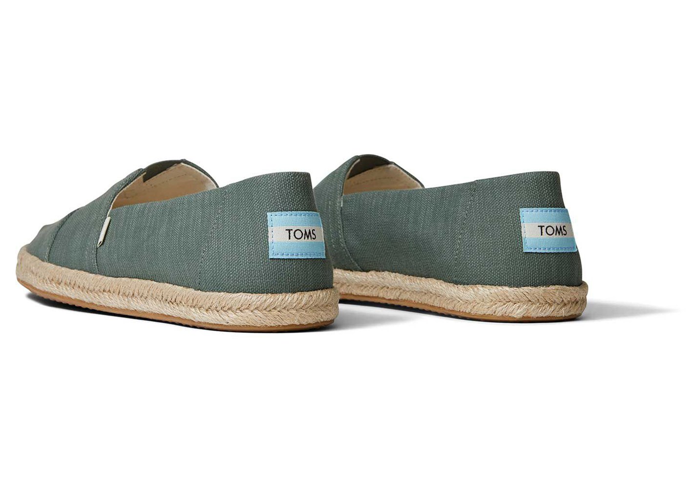 Toms Espadryle Męskie Zielone - Alpargata Rope - 09IFZOPNS